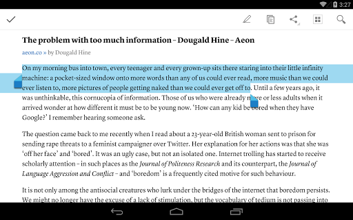 Instapaper screenshot 11