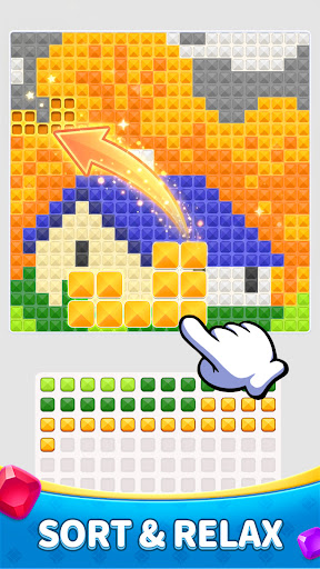 Diamond Flow: Color Puzzle screenshot 1