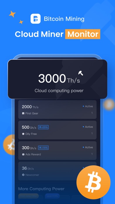 Bitcoin mining - Crypto Miner screenshot 4