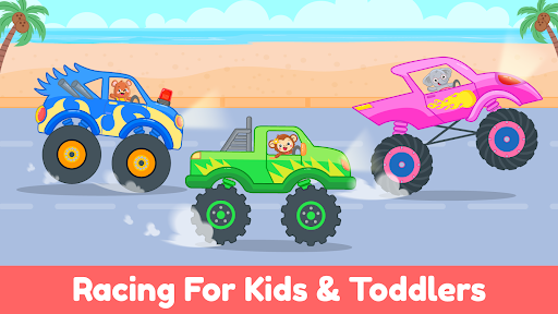 Monster Truck Kids Car Games screenshot 19