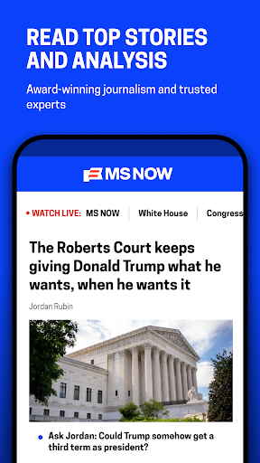 MS NOW: Watch Live News screenshot 1