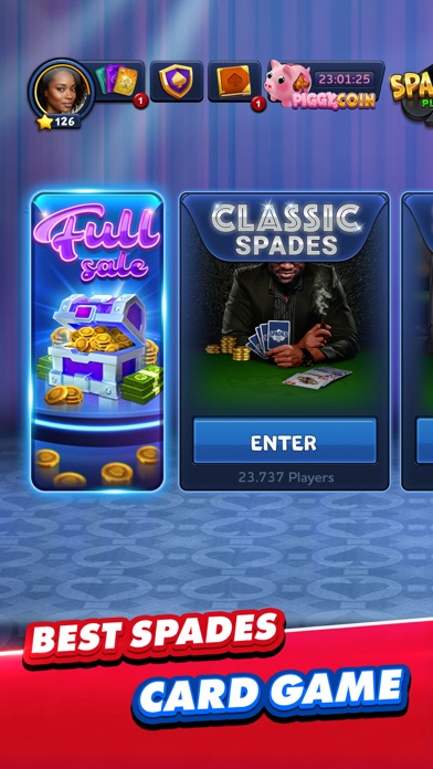 Spades Plus - Card Game screenshot 1