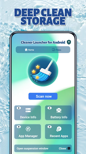Cleaner Launcher for Android screenshot 1