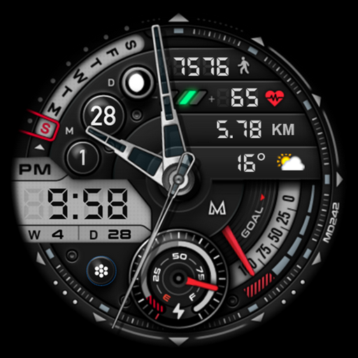 MD242 Hybrid watch face cover