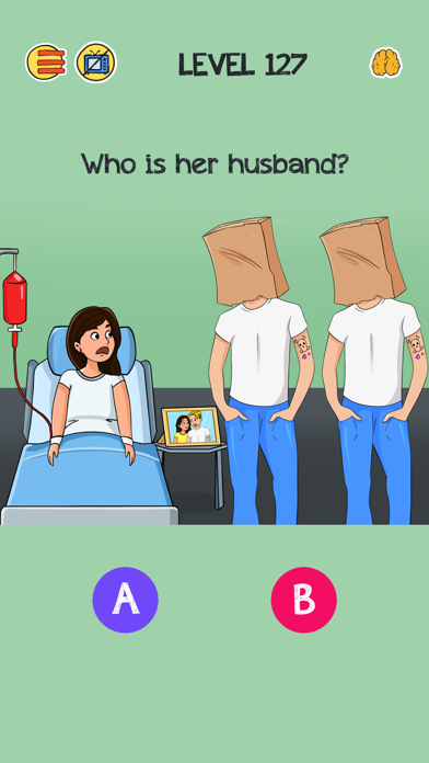 Brain Who? Tricky Riddle Tests screenshot 1