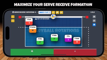 Volleyball Rotations screenshot 2