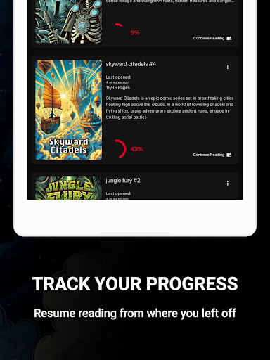Comic Reader CBR, CBZ & PDF screenshot 9