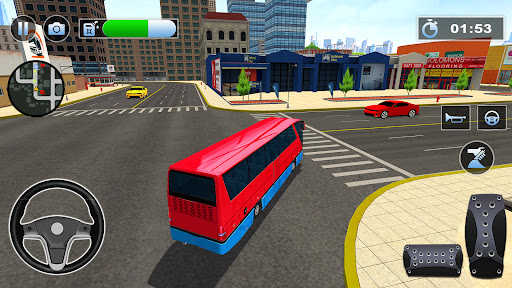Bus Simulator : 3D Bus Games screenshot 4