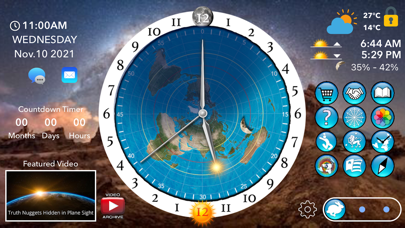 Flat Earth Sun & Moon Clock screenshot 1