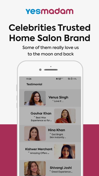 YesMadam Salon & Spa at Home screenshot 8