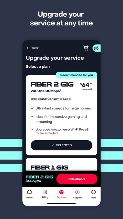 MyFrontier screenshot 2