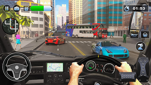 Bus Simulator : 3D Bus Games screenshot 17