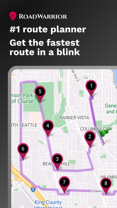 RoadWarrior Route Planner screenshot 1