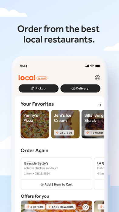 Toast - Local Restaurants screenshot 1