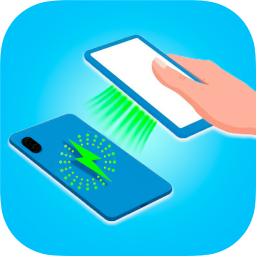 Wireless charge Phone to Phone cover