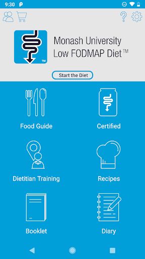 Monash University FODMAP diet screenshot 1