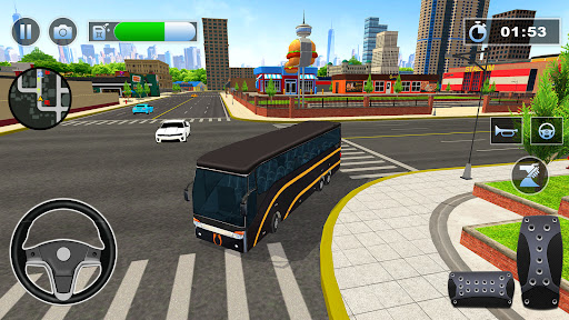 Bus Simulator : 3D Bus Games screenshot 14