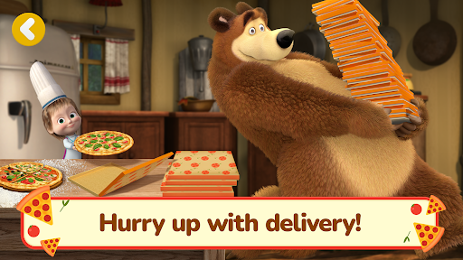 Masha and the Bear Pizza Maker screenshot 4