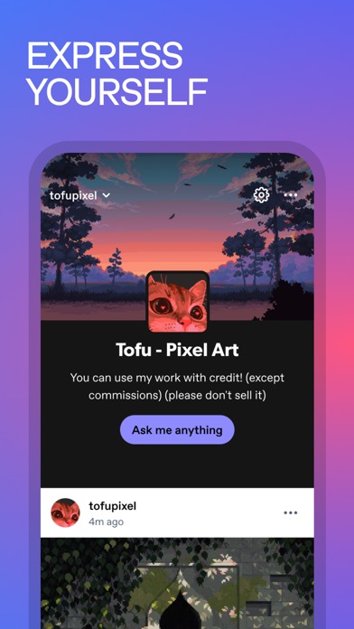 Tumblr Social Media & Art Blog screenshot 3