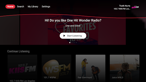 iHeartRadio for Google TV screenshot 3