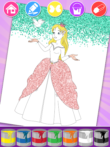 Princess Coloring Book & Games screenshot 20