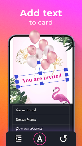 Birthday Invitation Card Maker screenshot 4