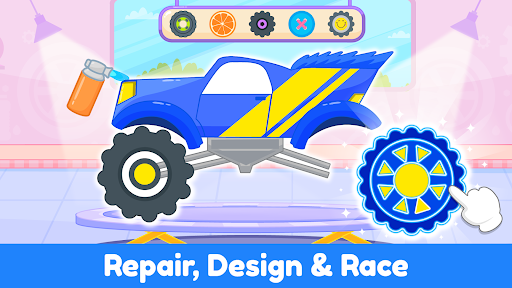 Monster Truck Kids Car Games screenshot 25