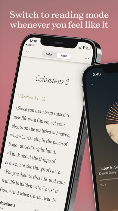 Dwell: Audio Bible screenshot 5