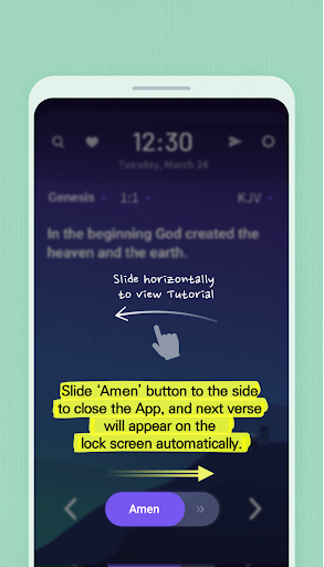 BitBible ENG -Lockscreen+Alarm screenshot 7