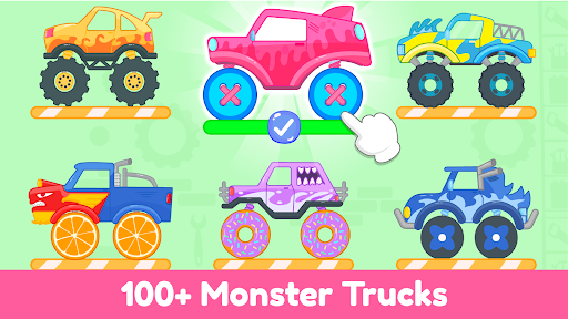 Monster Truck Kids Car Games screenshot 10
