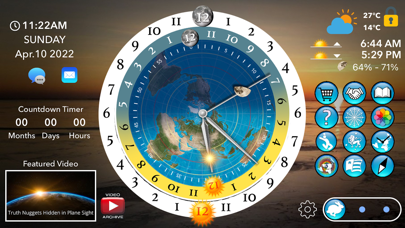 Flat Earth Sun & Moon Clock screenshot 7