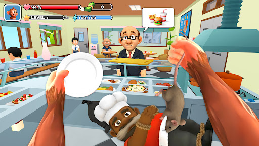 Monkey Student: School Prank screenshot 3