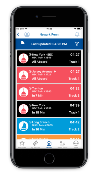 NJ TRANSIT Mobile App screenshot 4