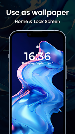 Magic Fluid Live Wallpapers 5D screenshot 1