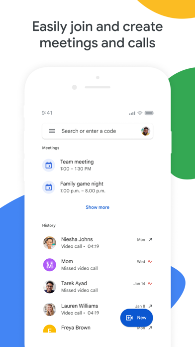 Google Meet screenshot 1