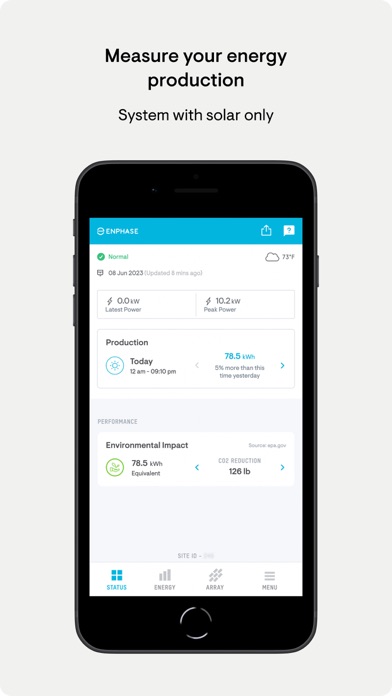 Enphase Enlighten screenshot 2