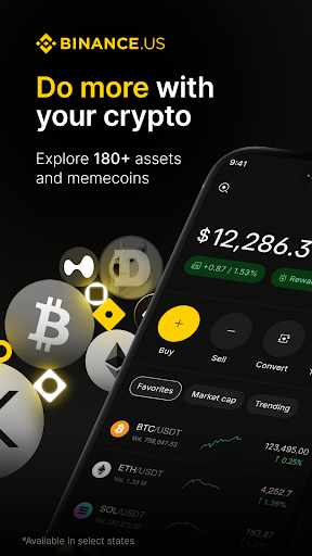 Binance.US: Buy BTC, DOGE, XRP screenshot 1