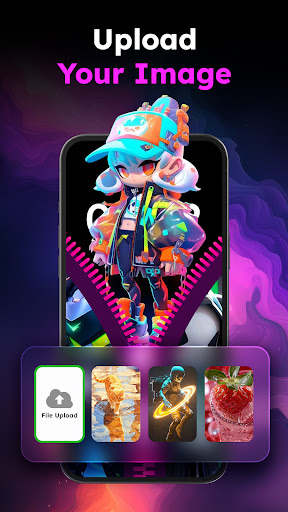 Zipper Lock Wallpapers Screen screenshot 12