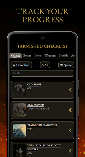 Tarnished Checklist Premium screenshot 1