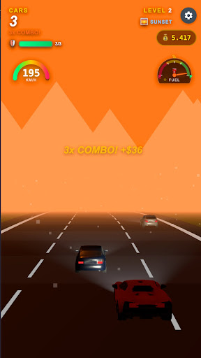 Retro Road Racer - Car Racing screenshot 5