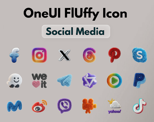 OneUI Fluffy Icons screenshot 3