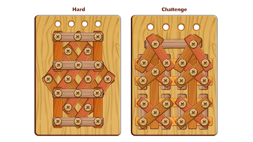 Wood Nuts & Bolts Puzzle screenshot 23