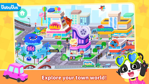 Baby Panda's Town: My World screenshot 1