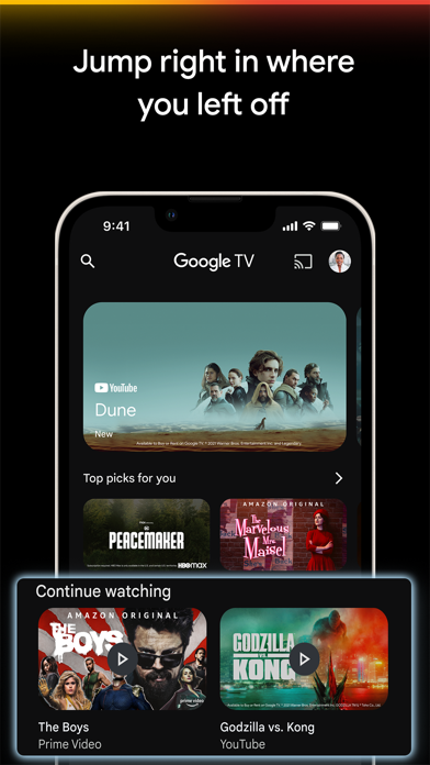 Google TV screenshot 3