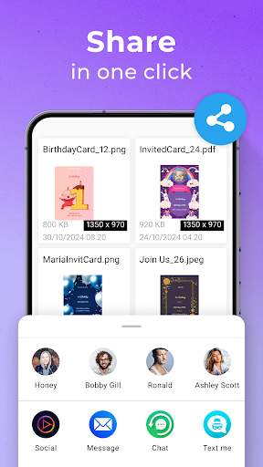 Birthday Invitation Card Maker screenshot 30
