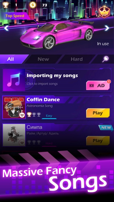 Magic Beat Racing music game screenshot 1