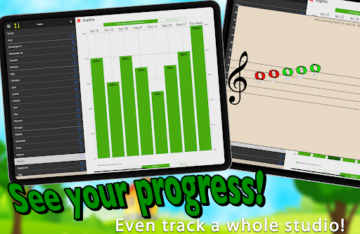 Flashnote Derby- music notes! screenshot 4