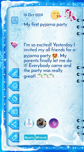 Winter Princess Diary: Lock screenshot 11