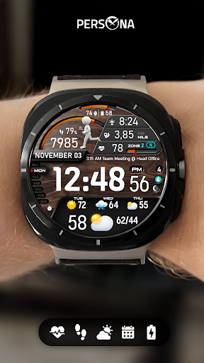 PER23 Digital Watch Face screenshot 4