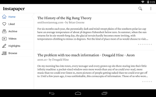 Instapaper screenshot 5